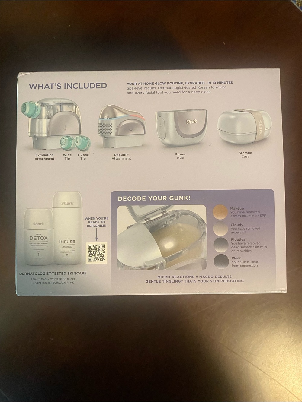 Shark FacialPro Glow Women’s Skincare Tool - Silver - Picture 4 of 4